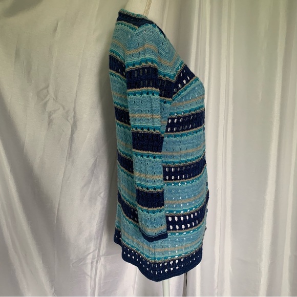 Liz Claiborne NY crochet cardigan - Picture 3 of 8